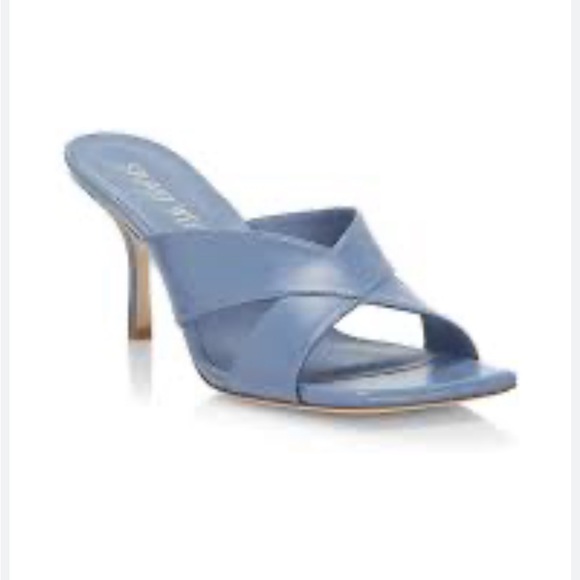 Stuart Weitzman Blue Carmen‎ Sandal heel NEW 10 - Picture 1 of 10
